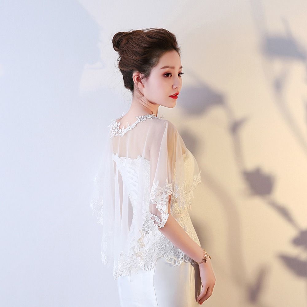 Wedding Dress Supply - Büyük Boy Akşam Parti Pelerinler Elbise