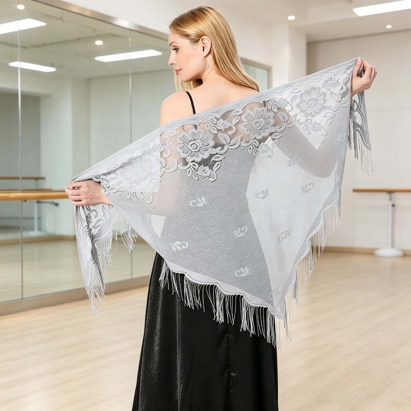 Kadın Dantel Üçgen Şal Gelin D - Wedding Dress Supply incelemesi ve fiyatı