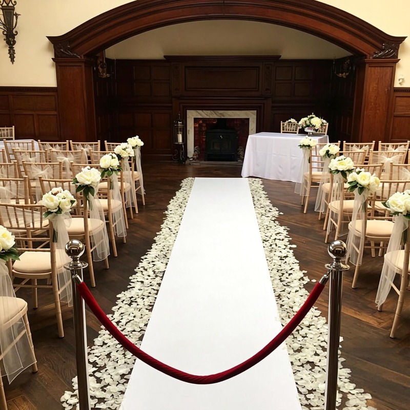 Beyaz Koridor Halısı, İç ve Dı - Aisle Runner White incelemesi ve fiyatı
