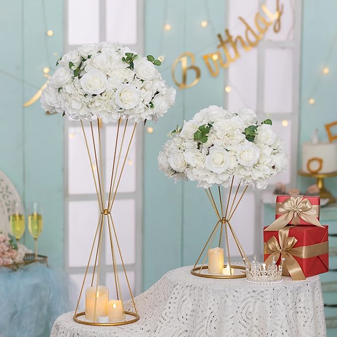 Altın Geometrik Çiçek Standı M - Centerpiece Vase Tall incelemesi ve fiyatı