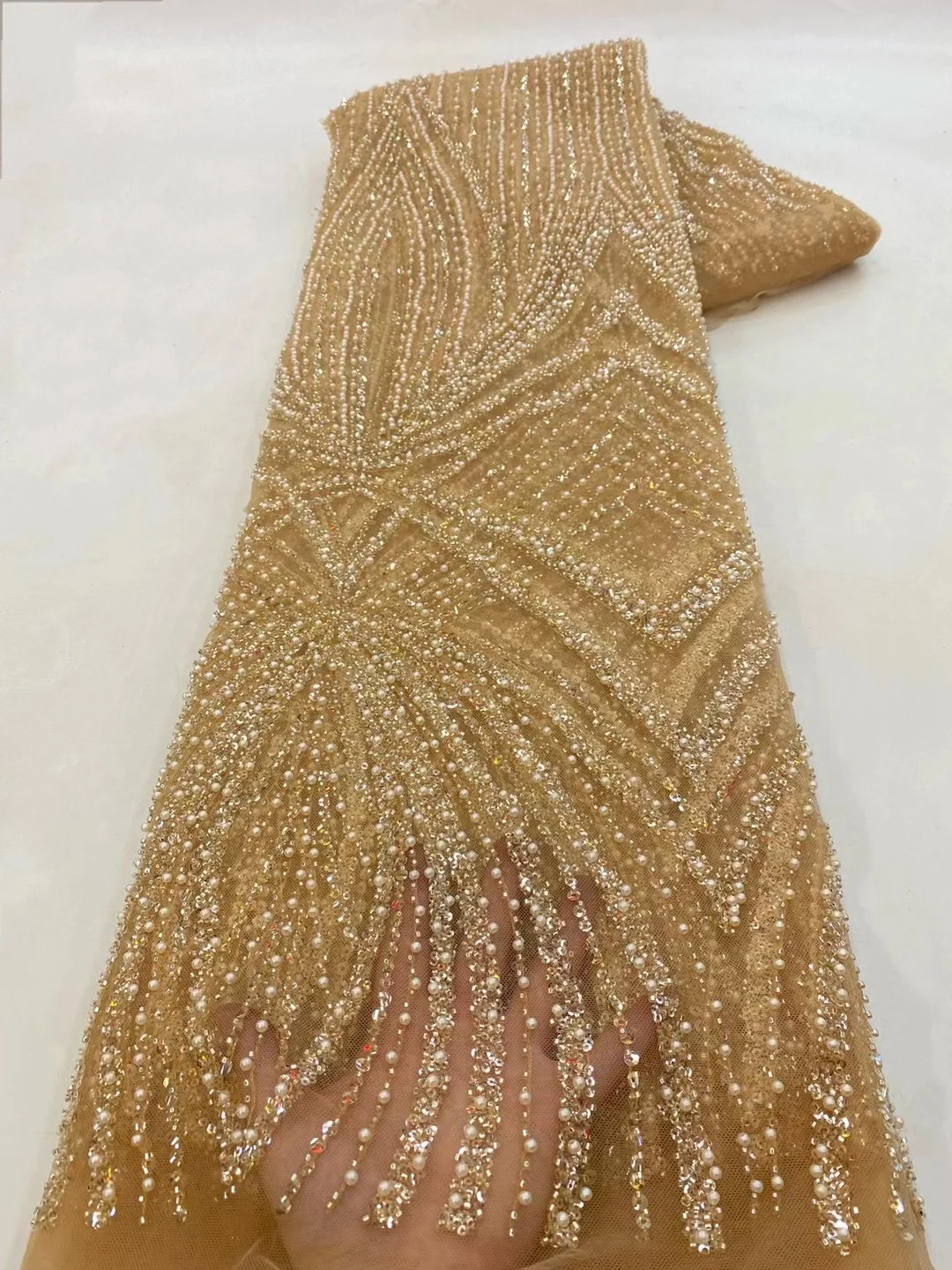 2 yard Yüksek Kaliteli Afrika  - Wedding Dress Supply incelemesi ve fiyatı