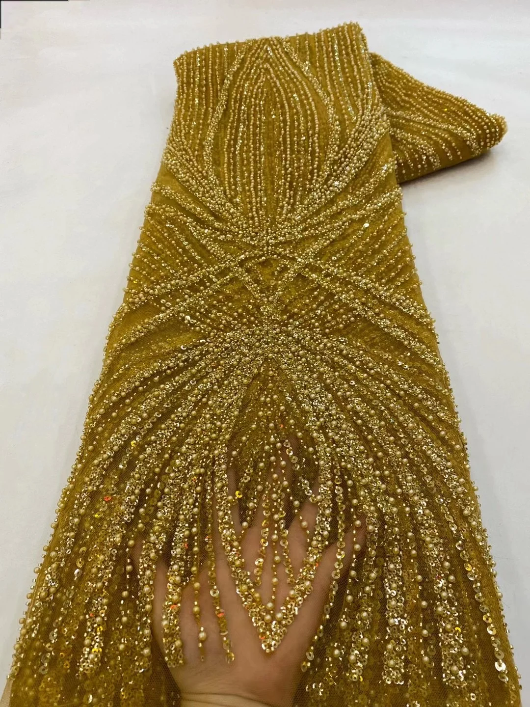 2 yard Yüksek Kaliteli Afrika  - Wedding Dress Supply incelemesi ve fiyatı