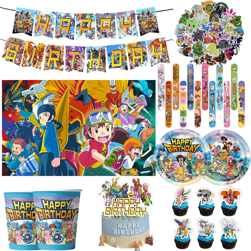 Digimon Temalı Doğum Günü Part - Wedding Day Supply Kit incelemesi ve fiyatı